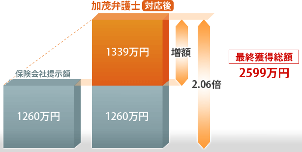 最終獲得総額2599万円